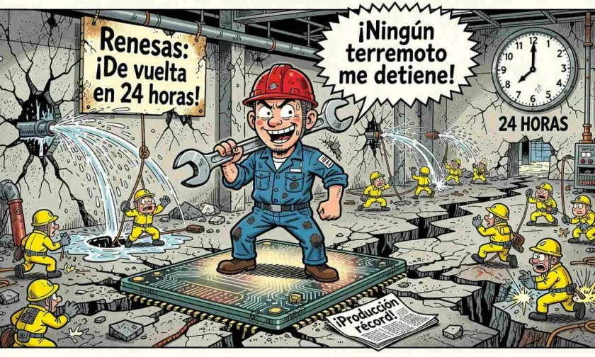 Renesas recupera producción tras terremoto en Japón: impacto en chips para minería e IA