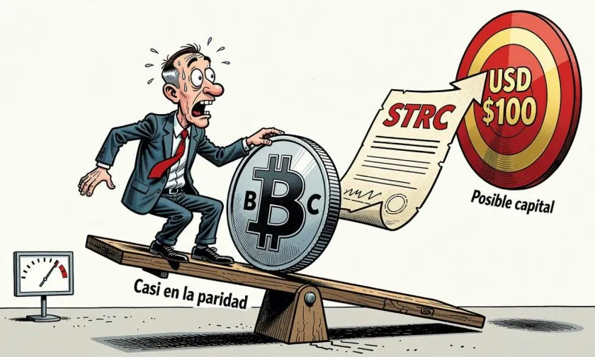 STRC se acerca a los USD $100, reavivando interés en compras de Bitcoin