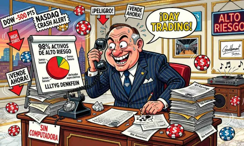 Ex CEO de Goldman Sachs hace trading sin computadora y dice invertir 98% en alto riesgo