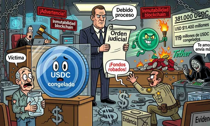 Circle se rehusa a recuperar USDC robado a víctima de estafa pese a demanda en Wisconsin