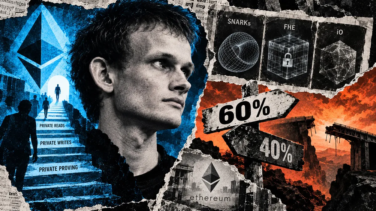 Vitalik Buterin estimates 60% chance of cryptography breakthrough affecting Wall Street