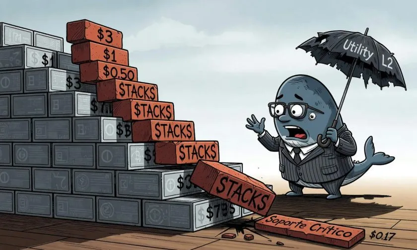 Stacks en caída libre: STX pierde un 70% en 12 meses y coquetea con soportes críticos