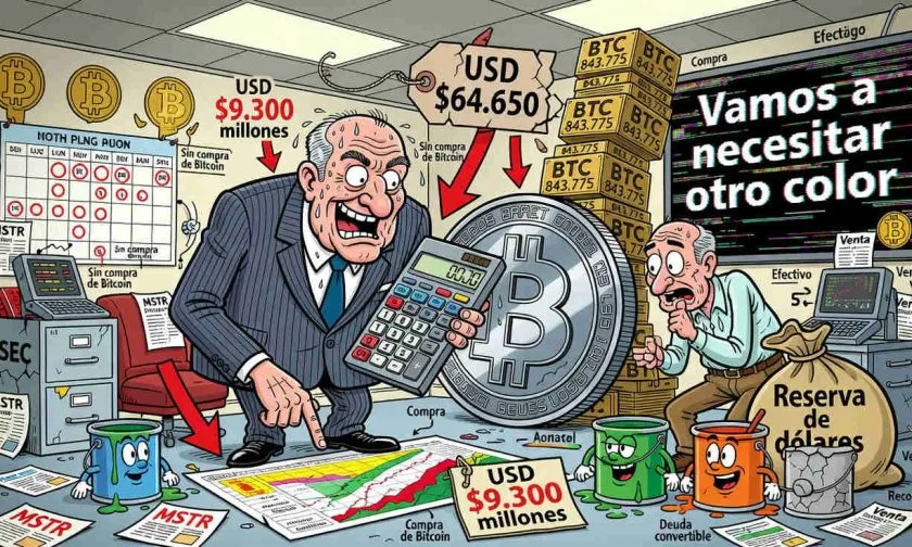 Michael Saylor insinúa “otro color” tras cuatro semanas sin compras de bitcoin