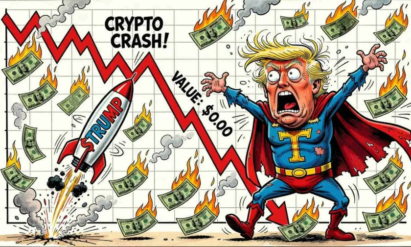 $TRUMP se aferra a 1,60 dólares tras derrumbarse un 97% desde su cima