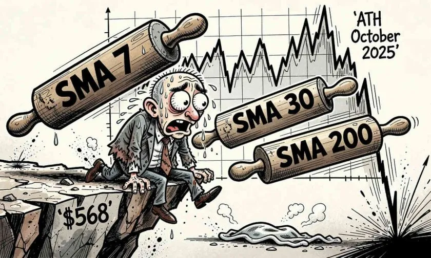 Binance Coin ($BNB) se aferra a los $568 en medio de un volumen menguante