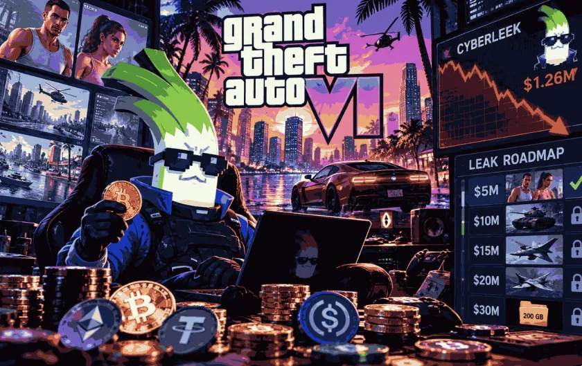 Cyberleek, filtrador de GTA 6, dijo que ya no publicará videos del juego tras fallar meta fijada para su criptomoneda