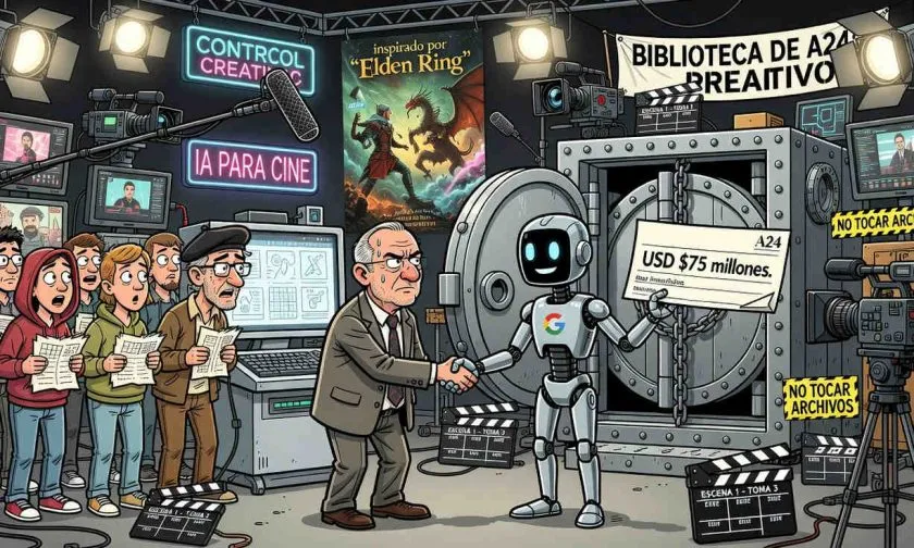Google invierte USD $75 millones en A24 para impulsar cine IA con DeepMind