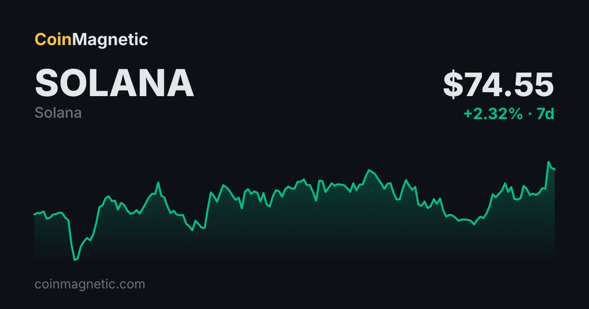 Solana (SOL) Düşen Piyasada Tek Kazanan: Yüzde 8 Yükselişle 72 Dolara Tırmandı