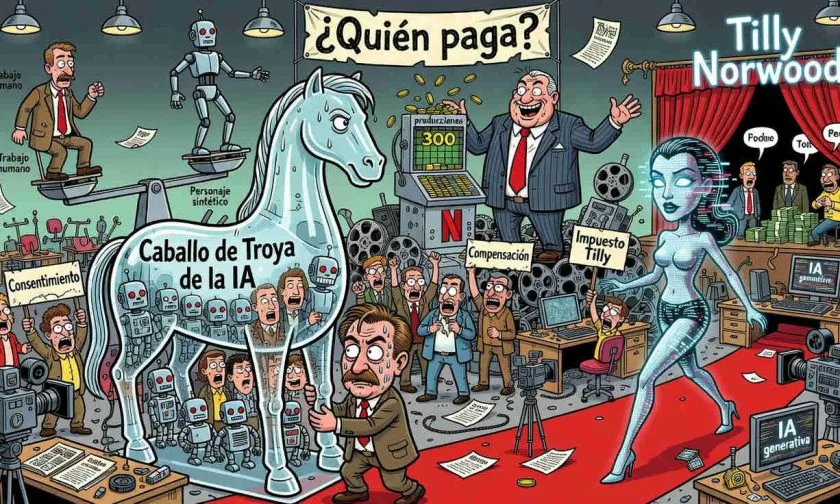 Netflix ya usa IA en 300 producciones y Hollywood debate quién pagará el costo