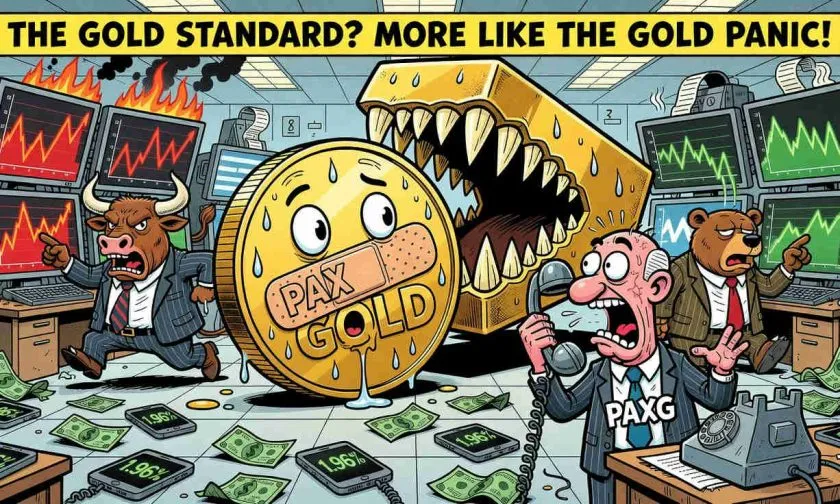PAX Gold se desacopla del oro físico y prueba soporte crítico tras caída del 12% en 90 días