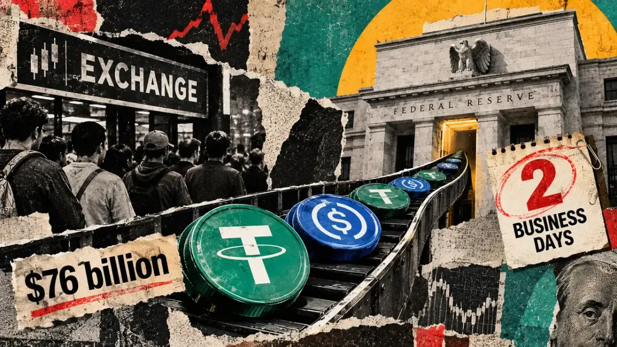 $76 billion in stablecoins remains blocked despite Fed's 2-day payout plan