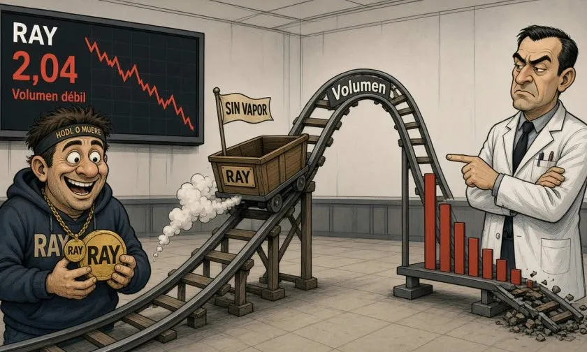 RAY se mantiene en $2,04 tras caída moderada y volumen débil