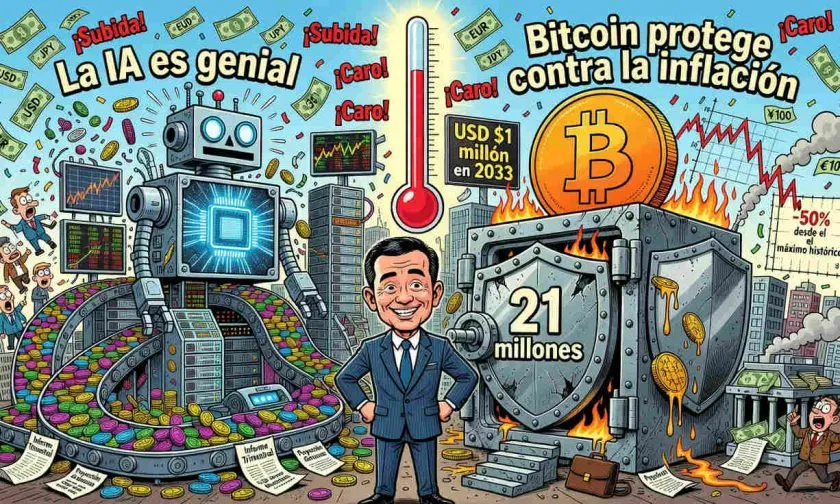 Changpeng Zhao afirma que la IA es poderosa, pero solo Bitcoin protege contra la inflación