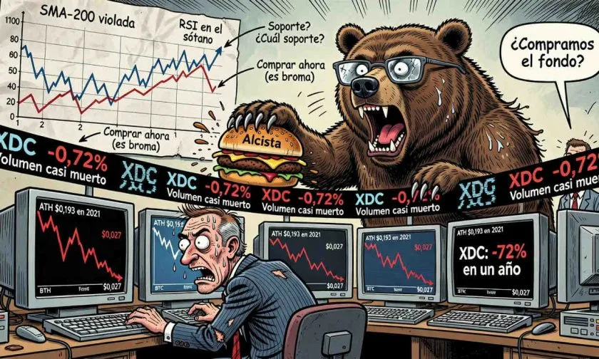 XDC se desploma un 72% en un año: ¿es hora de comprar o de huir?