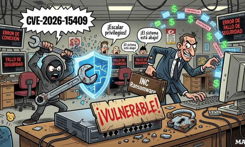 Vulnerabilidades críticas de SonicWall SMA1000 explotadas por grupo de ransomware INC