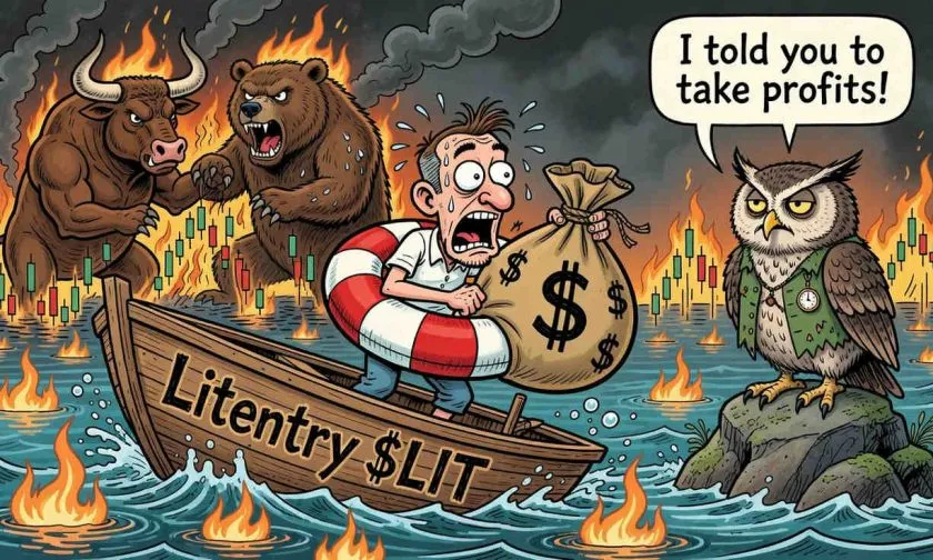 Litentry ($LIT) en caída libre: la corrección del 11% semanal pone a prueba el rally del 148% en 90 días