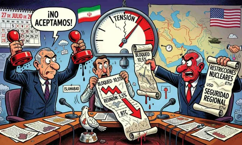 Irán rechaza demandas de EE. UU. y las apuestas sobre el bloqueo se desploman