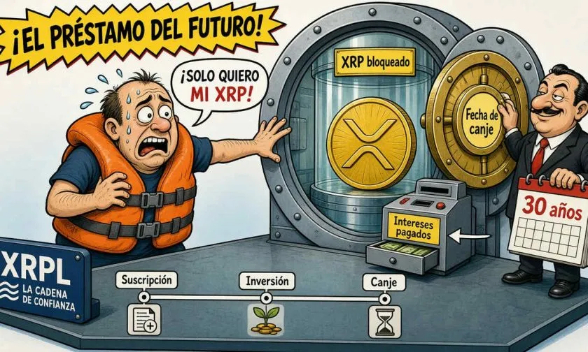 XRPL introduce bóvedas que pueden bloquear XRP hasta por 30 años