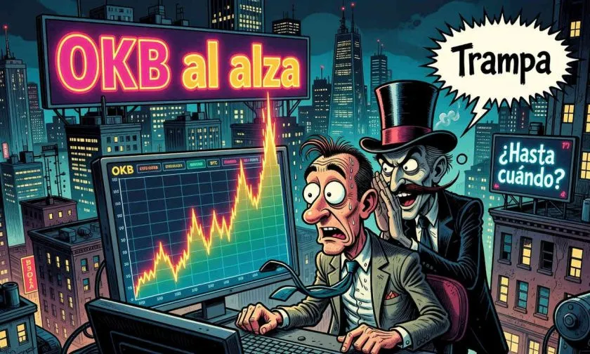 OKB se aprecia 2,6% en 24 horas y se acerca a los USD $89