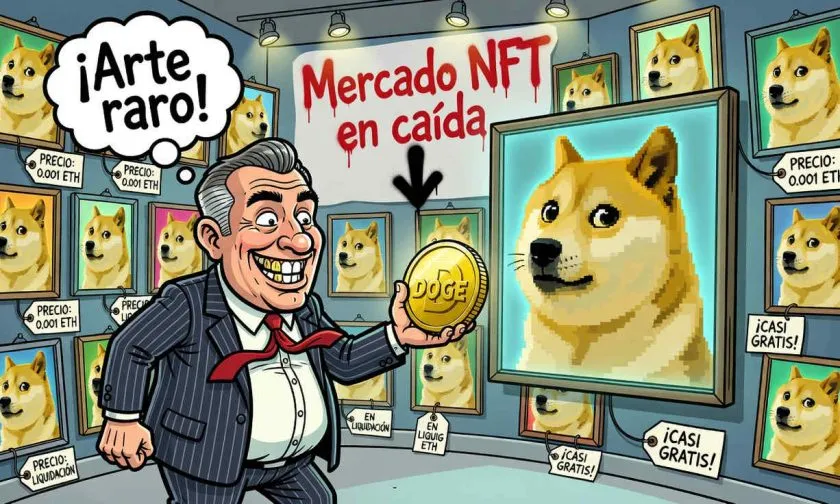 Adam Weitsman compra NFT de perro pixelado por 70.000 Dogecoins