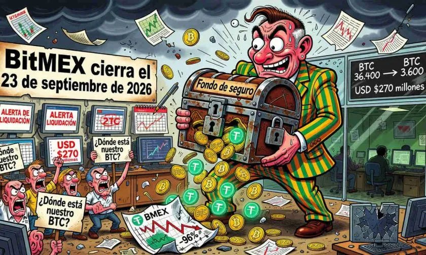 BitMEX cerrará con un fondo de seguro de USD $270 millones bajo sospecha