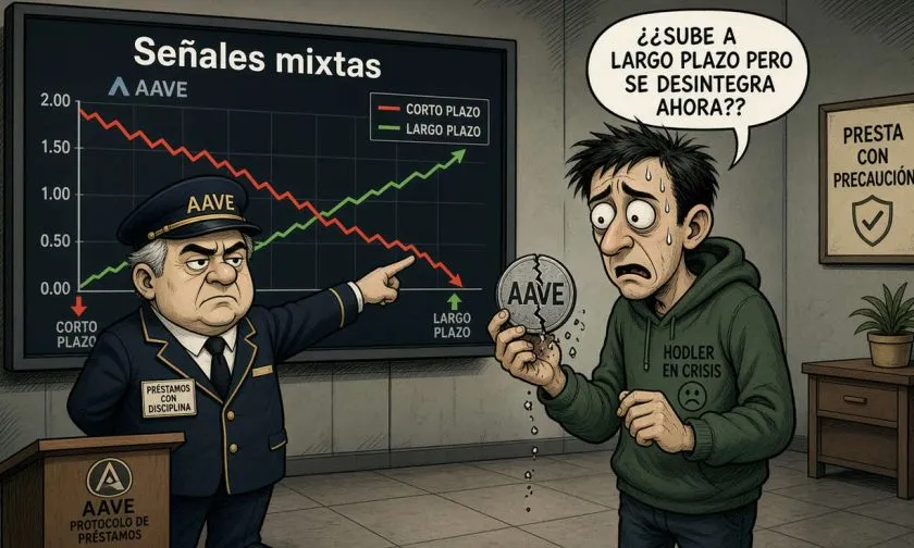 AAVE el 11 de octubre de 2026: volumen débil y señales técnicas mixtas