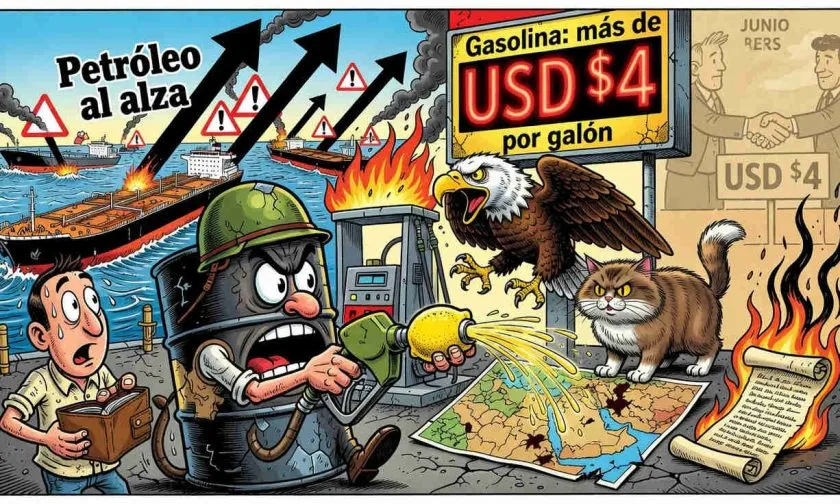 El petróleo y la gasolina en EE. UU. vuelven a subir por la escalada con Irán