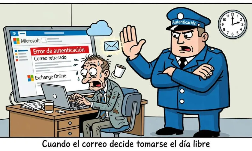 Microsoft enfrenta interrupción de Outlook y Exchange Online por problemas de autenticación