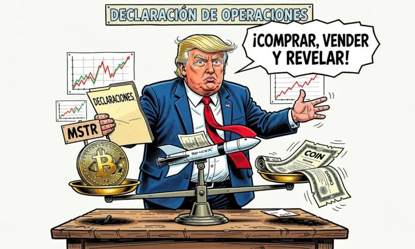 Trump reporta nuevas apuestas bursatiles en Nvidia y deuda de SpaceX