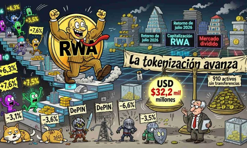 Los tokens RWA lideran el regreso de las narrativas cripto en julio de 2026