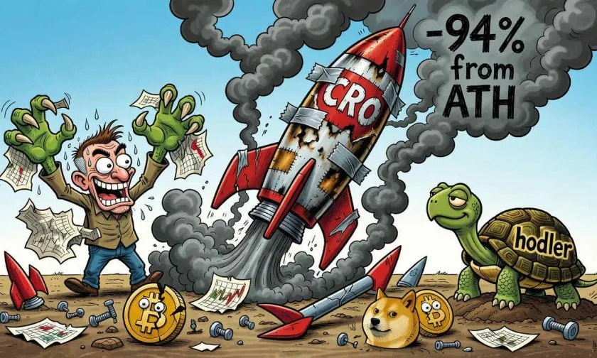 CRO repunta un 6% semanal en medio de volumen explosivo y mira resistencias clave
