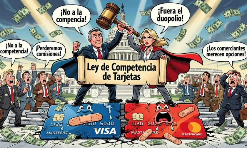 Nueva ley de competencia de crédito busca desafiar el dominio de Visa y Mastercard