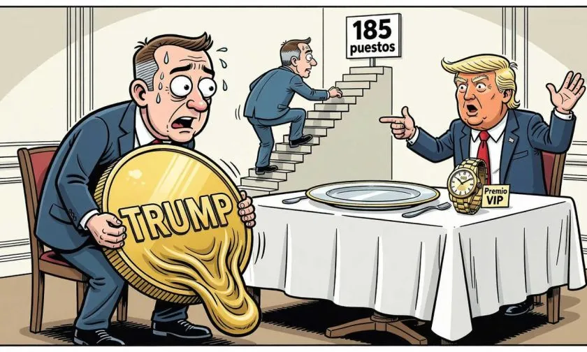 TRUMP convoca otra cena para sus holders tras ventas masivas en eventos anteriores