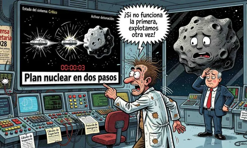 Detonaciones nucleares en dos etapas: la nueva estrategia para desviar asteroides