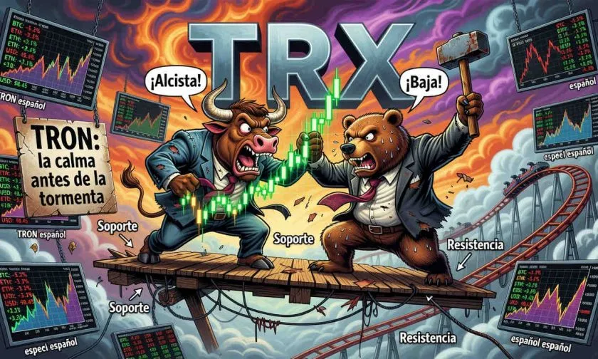 TRX se aferra a soporte clave mientras el mercado digiere señales mixtas