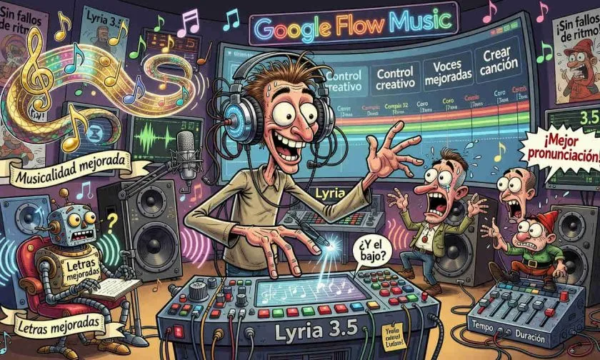 Google lanza Lyria 3.5 con voces más realistas y mayor control musical