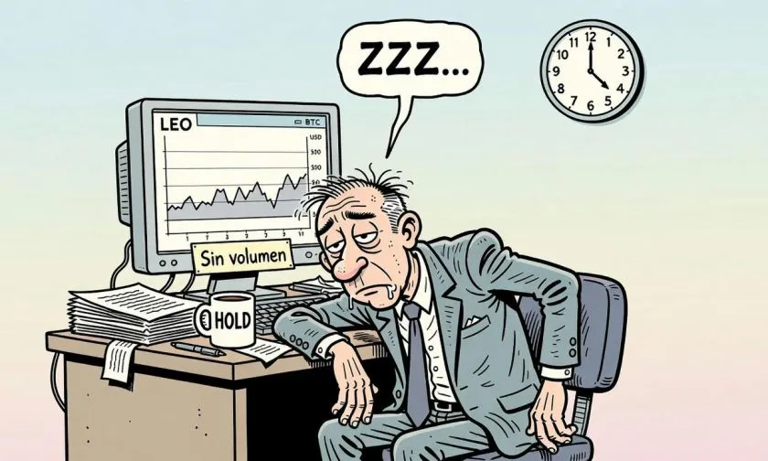 LEO presenta leve caída y bajo volumen en cotización del 8 de septiembre