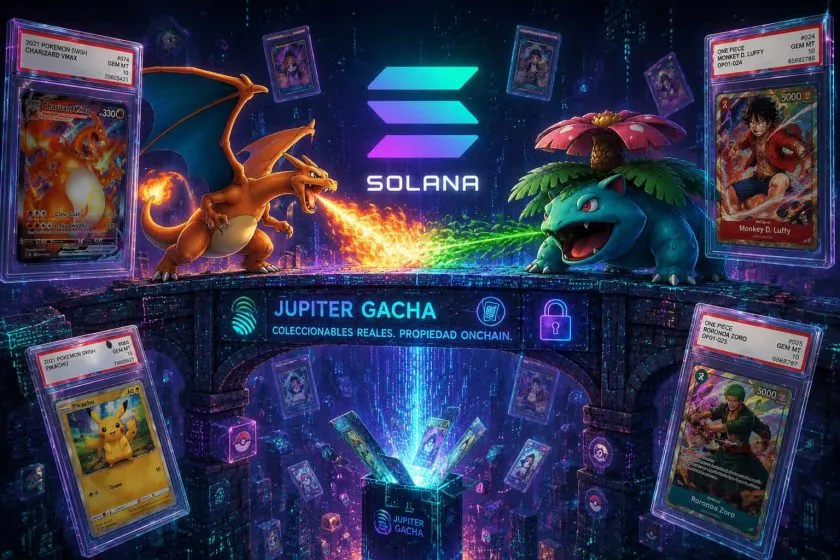 Jupiter lleva cartas físicas de Pokémon y otras franquicias a Blockchain mediante Solana