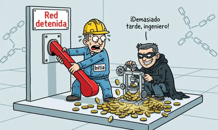Initia detiene su red tras una explotación que habría permitido acuñar tokens