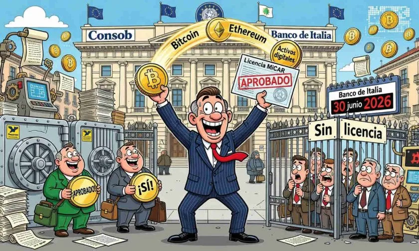 Conio obtiene licencia MiCA en Italia y se adelanta al cierre regulatorio de la UE