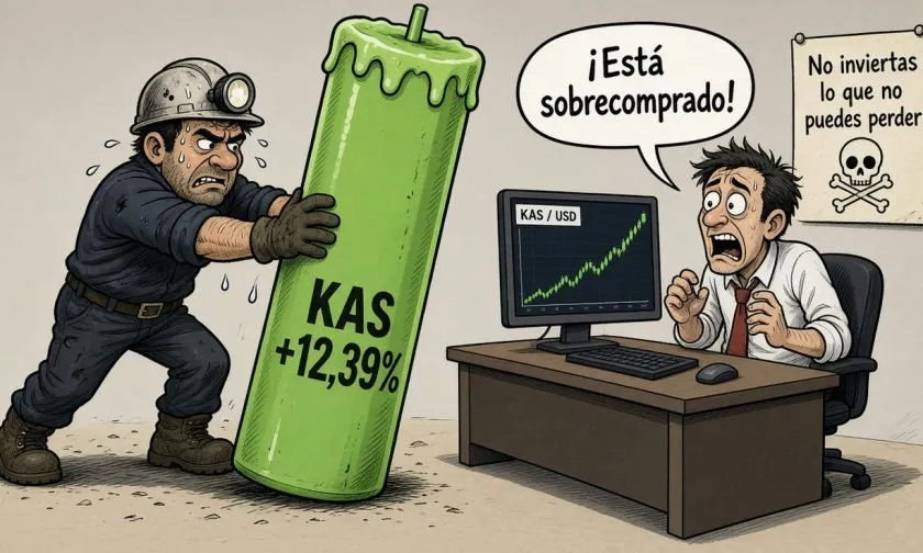 Kaspa [KAS] se dispara 12,39% y revierte un año de pérdidas en 48 horas