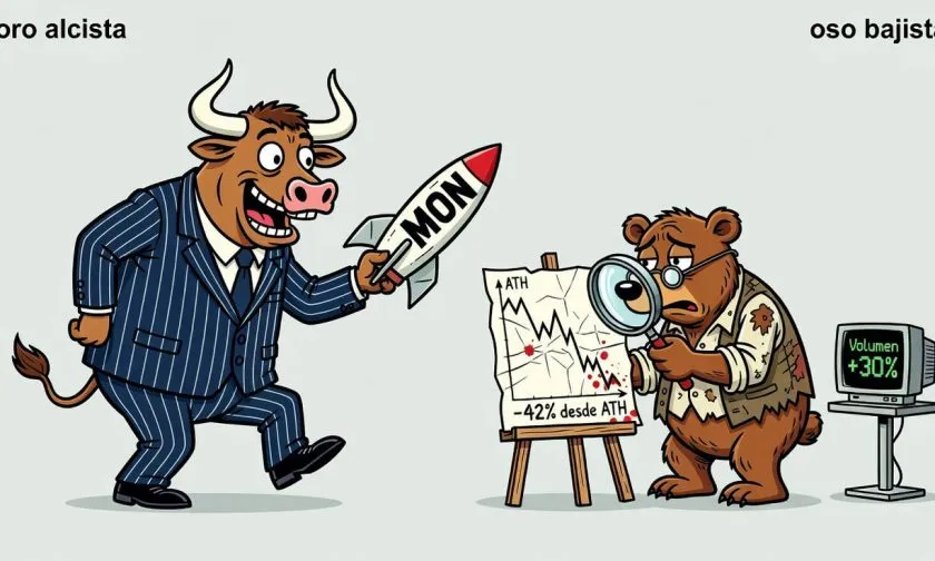 Monad (MON) consolida ganancias este 27 de agosto de 2026 con volumen por encima del promedio