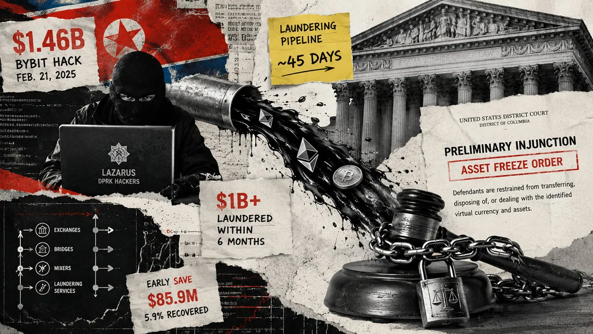 Bybit wins injunction to block movement of $1.5 billion in stolen crypto