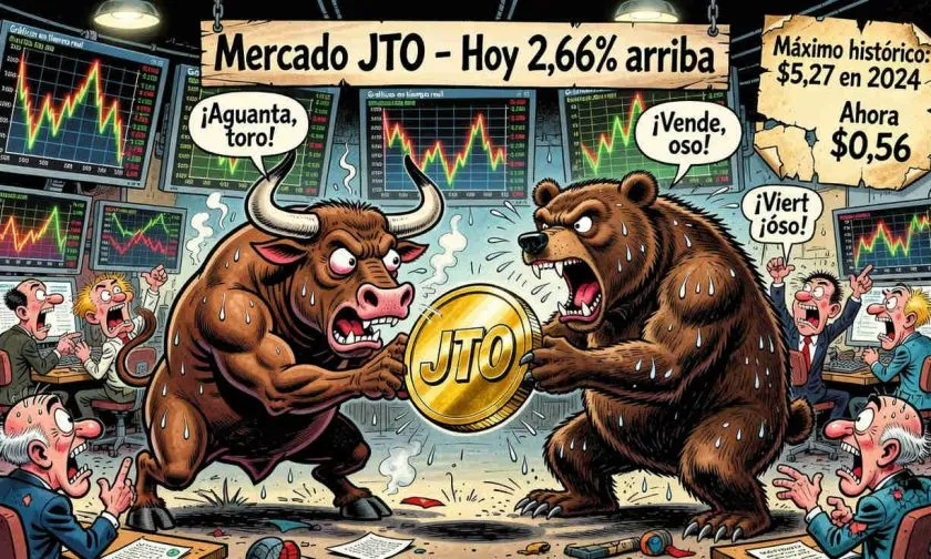 Jito ($JTO) sube a $0,56 pero volumen de negociación cae un 17,5%