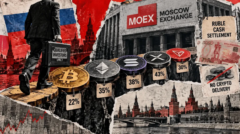 Moscow Exchange introduces 5 crypto perpetual futures amid 600 billion ruble demand