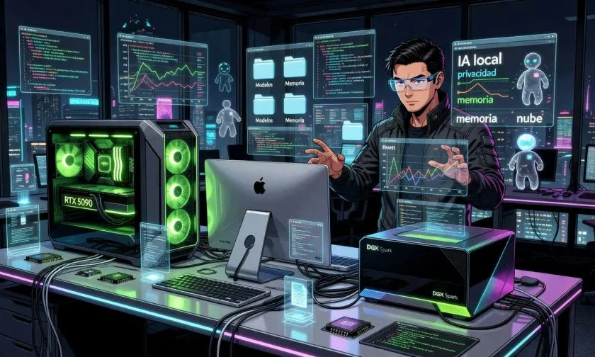 RTX 5090, Mac Studio o DGX Spark: cuál conviene para construir una PC personal de IA