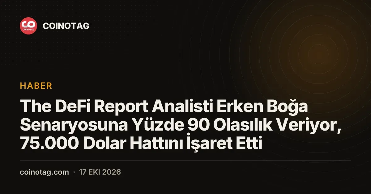 Mike erken boga ihtimalini yuzde 90 goruyor ve 75000 dolar direncini isaretliyor