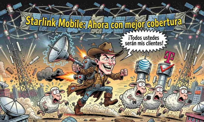 SpaceX desafía a AT&T, Verizon y T-Mobile con Starlink Mobile y nueva red terrestre