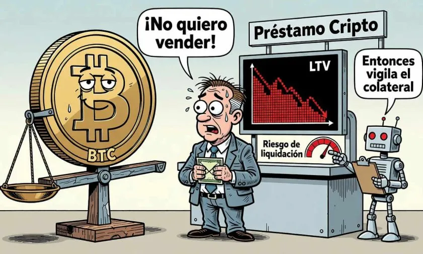 Flexibilidad en líneas de crédito cripto que mantiene latente el riesgo de liquidación