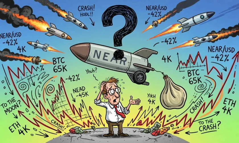 NEAR Protocol se consolida en la zona de USD $1,90 mientras el volumen colapsa un 50%